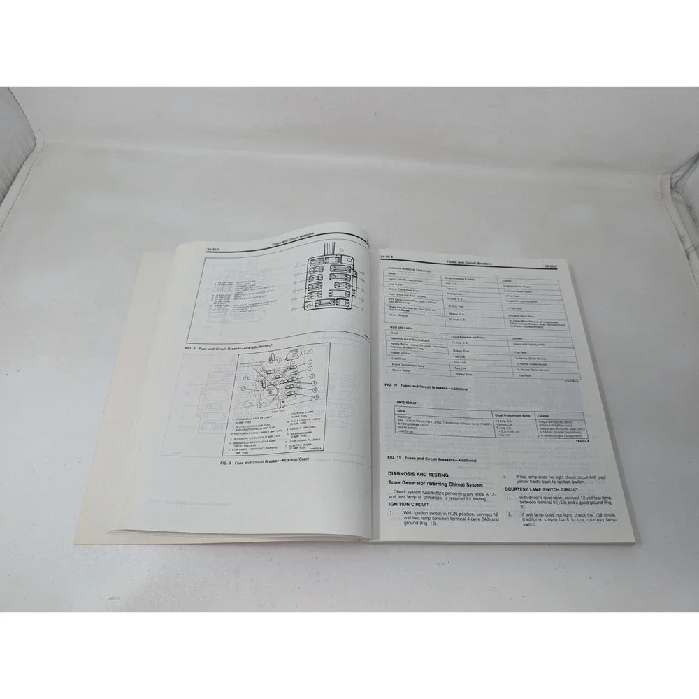 1980 Ford Car Shop Repair Manual‎ Electrical Mustang Capri Pinto OEM Original